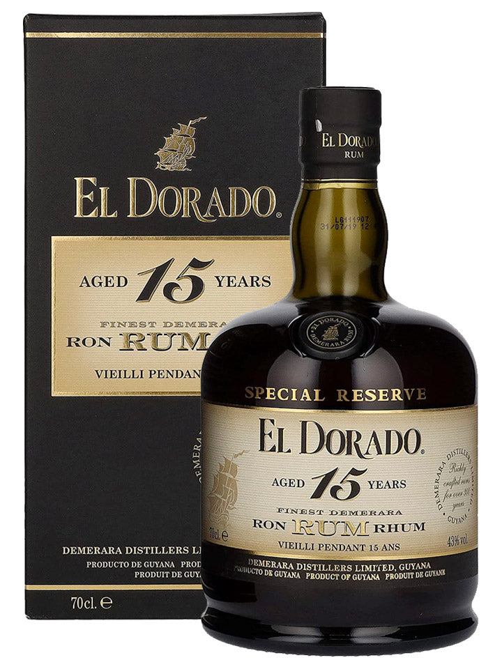 El Dorado 15 Year Old Special Reserve Guyanese Rum 700mL