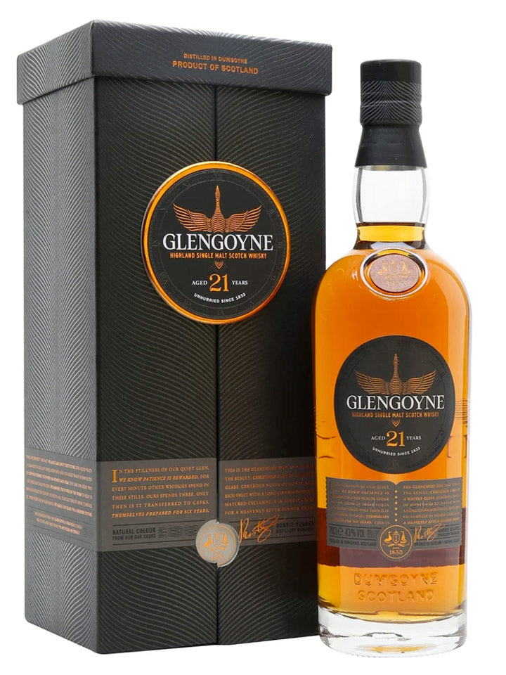 Glengoyne 21 Year Old Highland Single Malt Scotch Whisky 700mL
