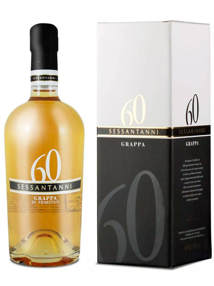 Sessantani Grappa Di Primitivo With Gift Box 500mL