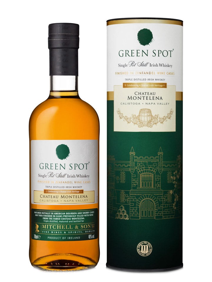 Green Spot Chateau Montelena French Oak Zinfandel Wine Cask Single Pot Still Irish Whisky 700mL