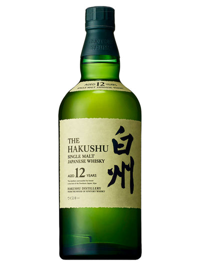 Hakushu 12 Year Old Single Malt Japanese Whisky 700mL