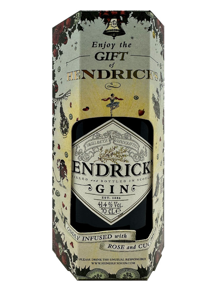 Hendrick's Gin With Festive Gift Box 41.4% 700mL – The Drink Society