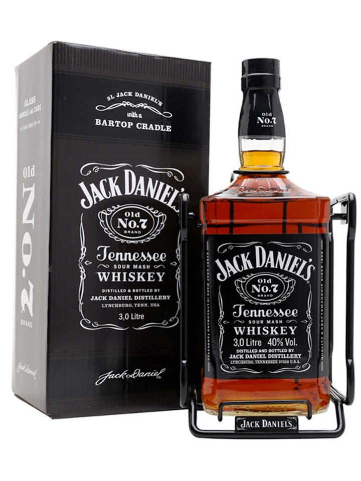 Jack Daniel's Old No.7 Tennessee Whiskey Bartop Cradle 3L – The