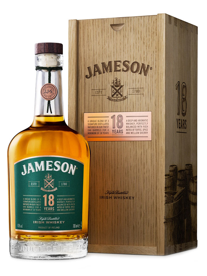 Jameson 18 Year Old Irish Blended Whisky 700mL
