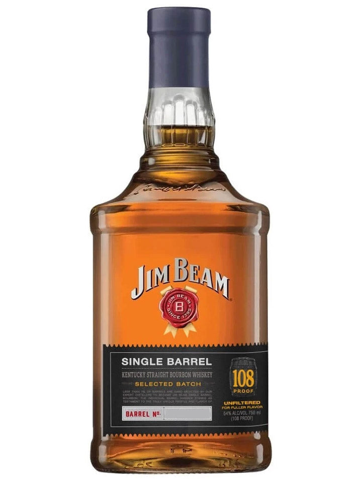 Jim Beam Single Barrel 108 Proof 54% Kentucky Bourbon Whiskey 750mL