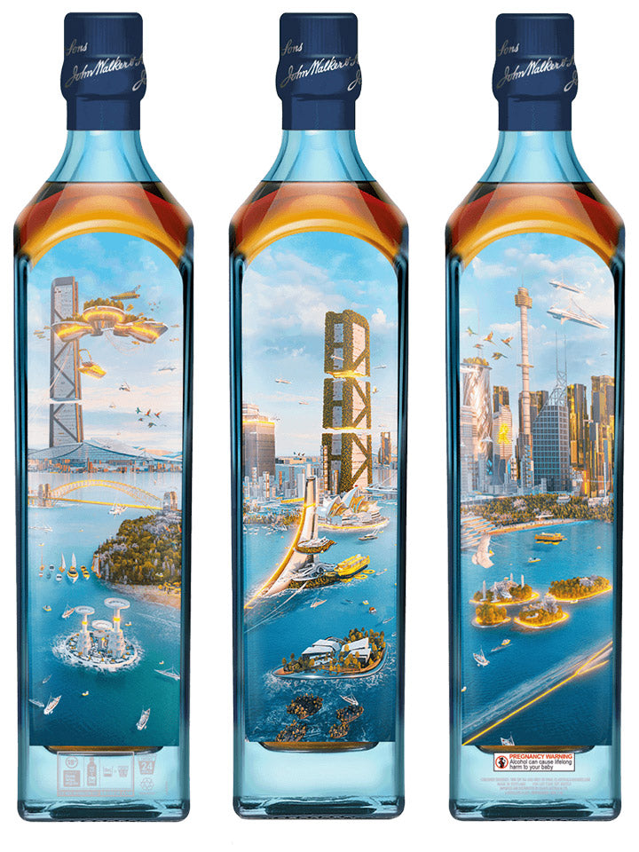 Johnnie Walker Blue Label Cities Of The Future Sydney 2220 Blended Scotch Whisky 750mL
