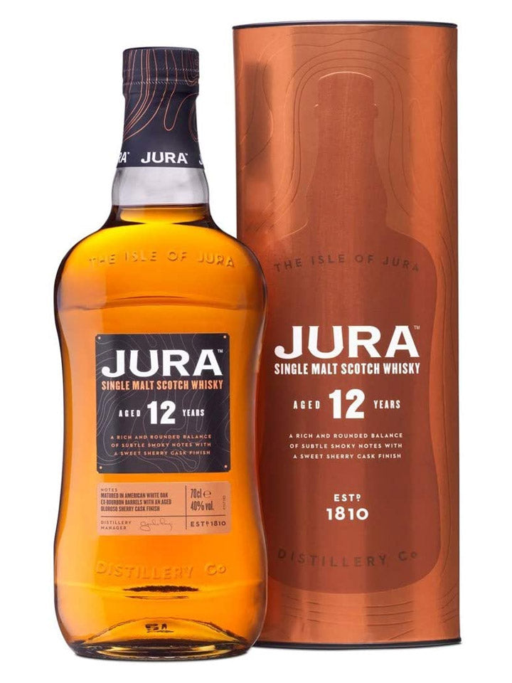Jura 12 Year Old Single Malt Scotch Whisky 700mL