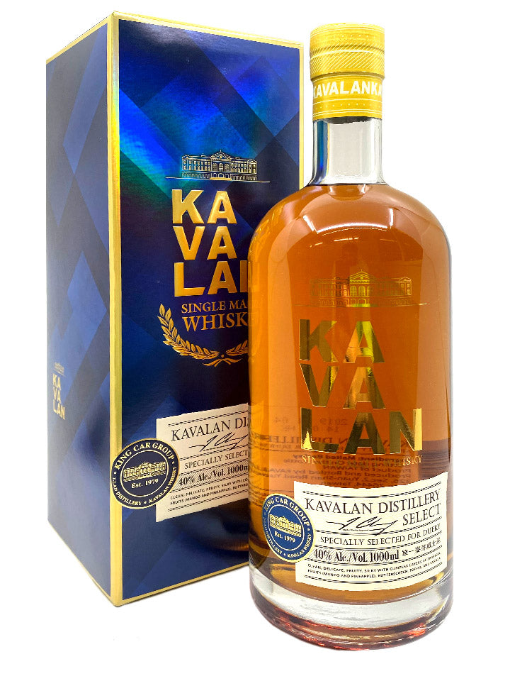 Kavalan Distillery Select Single Malt Taiwanese Whisky 1L