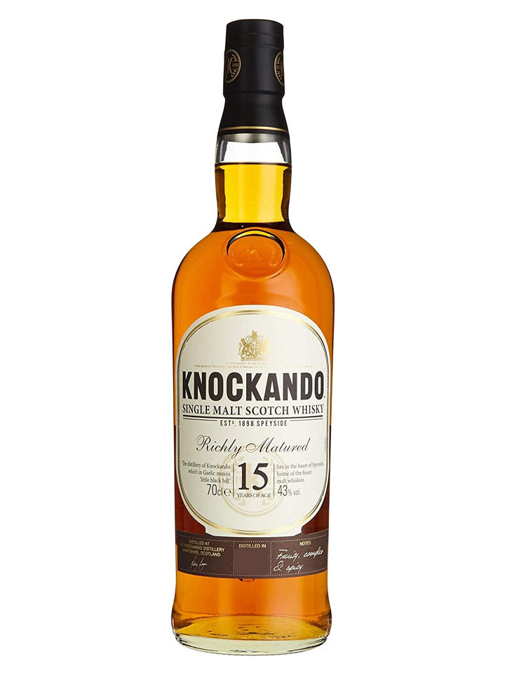 Knockando 15 Year Old 2003 Richly Matured Single Malt Scotch Whisky 700mL