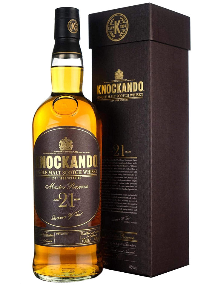 Knockando 21 Year Old 1997 Master Reserve Single Malt Scotch Whisky 700mL