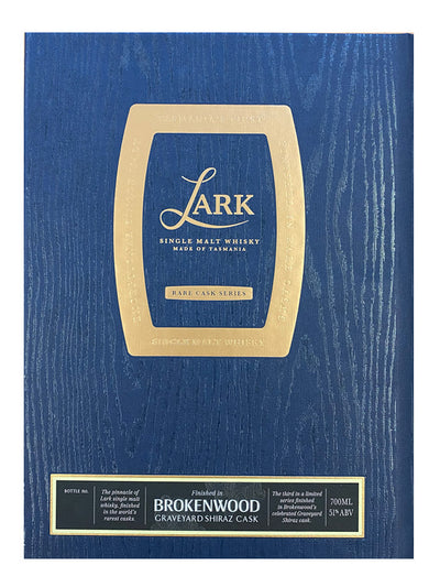 Lark Rare Cask Brokenwood Graveyard Shiraz Cask Single Malt Australian Whisky 700mL