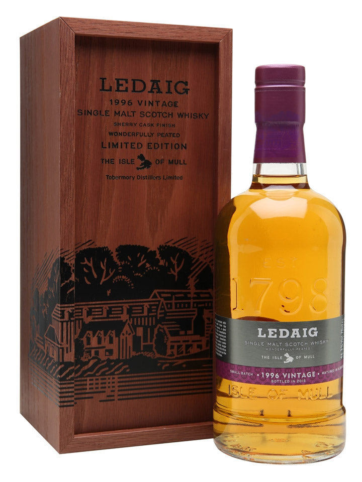 Ledaig 1996 Sherry Cask Finish Limited Edition Single Malt Scotch Whisky 700mL