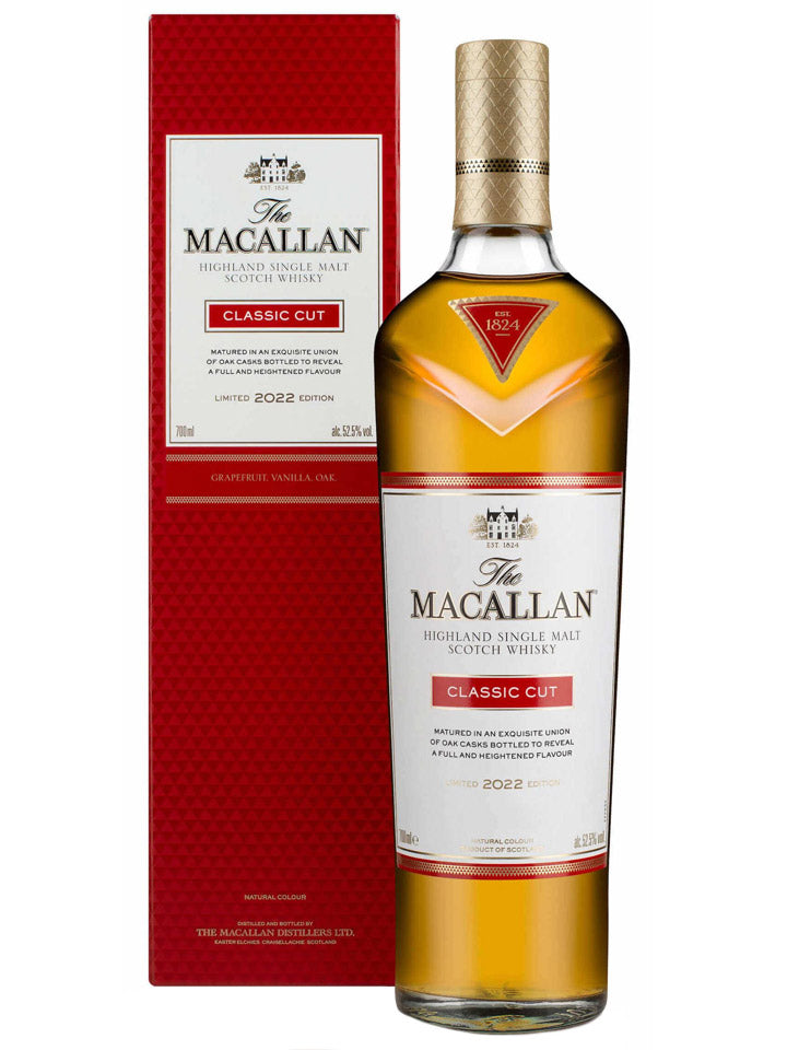 The Macallan Classic Cut 2022 Cask Strength Single Malt Scotch Whisky 700mL