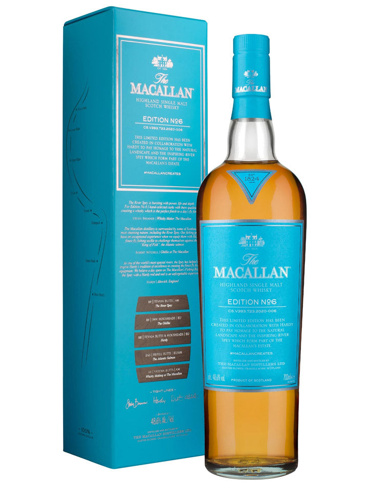 The Macallan Edition No. 6 Single Malt Scotch Whisky 700mL