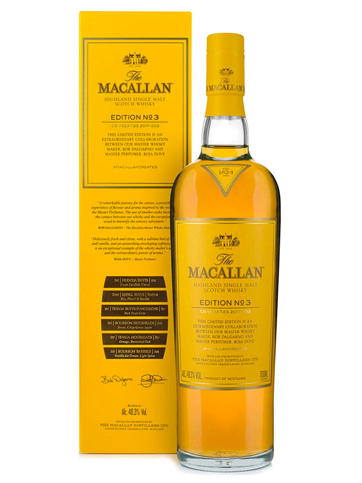 The Macallan Edition No. 3 Single Malt Scotch Whisky 700mL