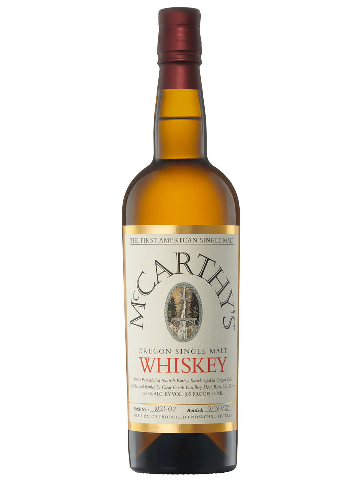 McCarthy's Oregon Single Malt American Whiskey 700mL