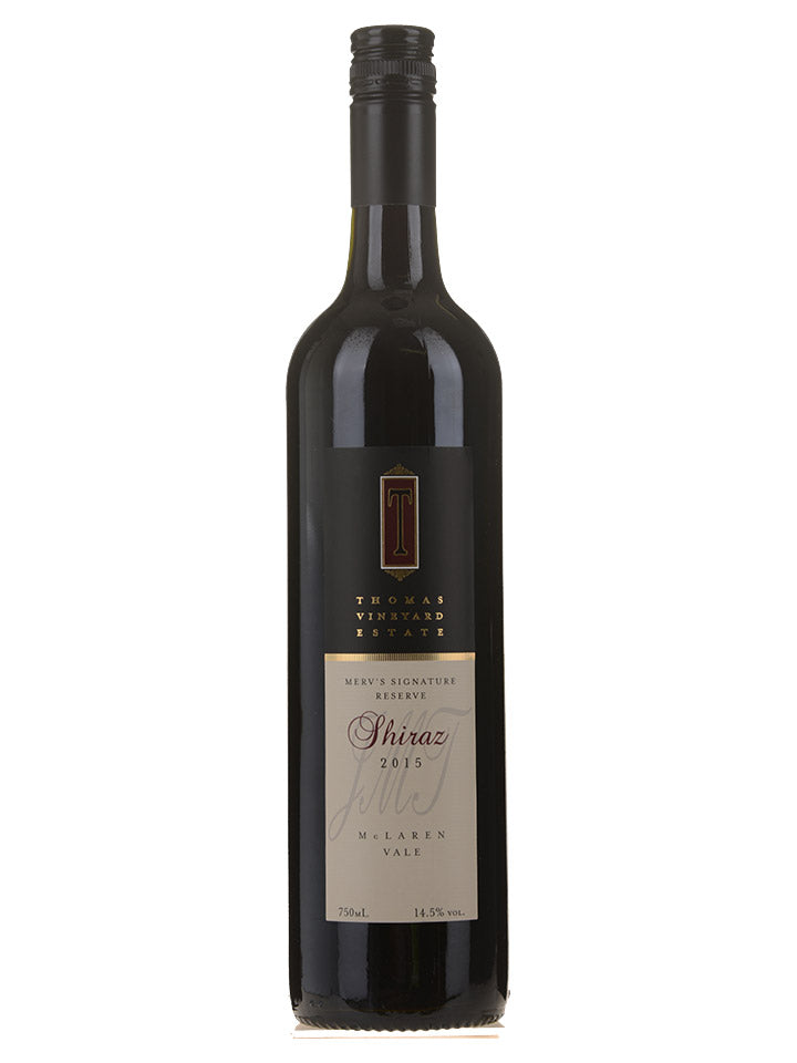 Thomas Vineyard Estate Merv's Signature Shiraz McLaren Vale 2015 750mL