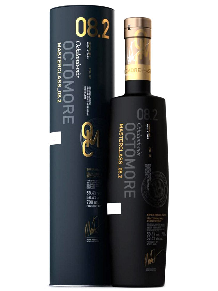 Bruichladdich Masterclass Octomore 8.2 Islay Single Malt Scotch Whisky 700mL