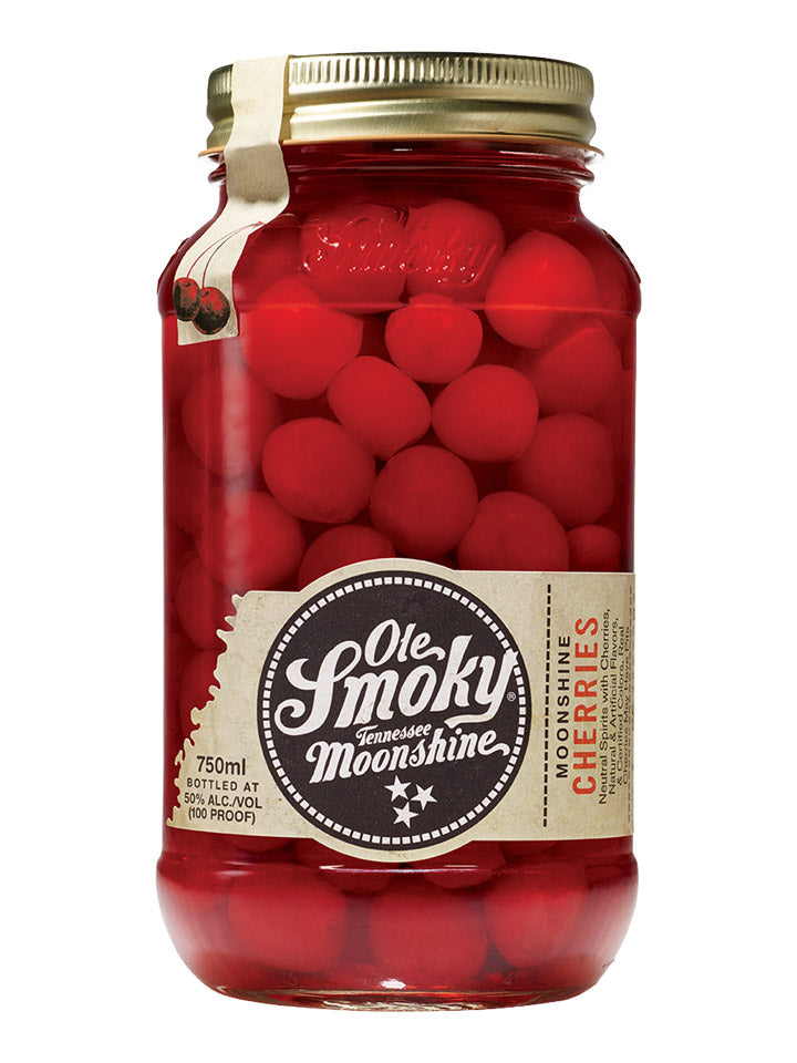 Ole Smoky 100 Proof Maraschino Cherries Tennessee Moonshine 750mL