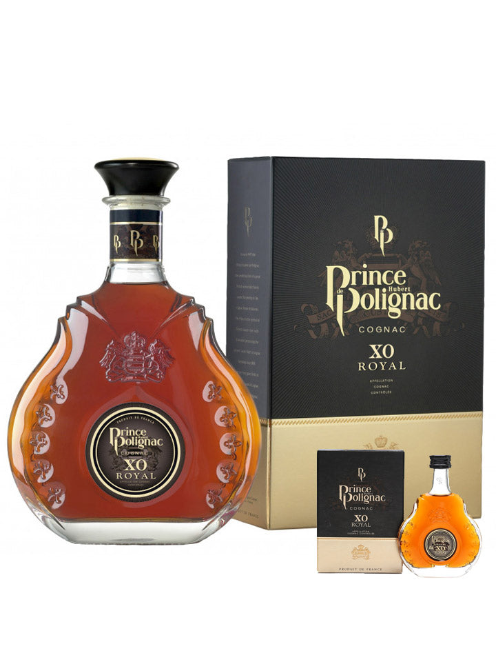 Prince Hubert de Polignac Royal XO Fine Cognac 1L + Bonus 50mL