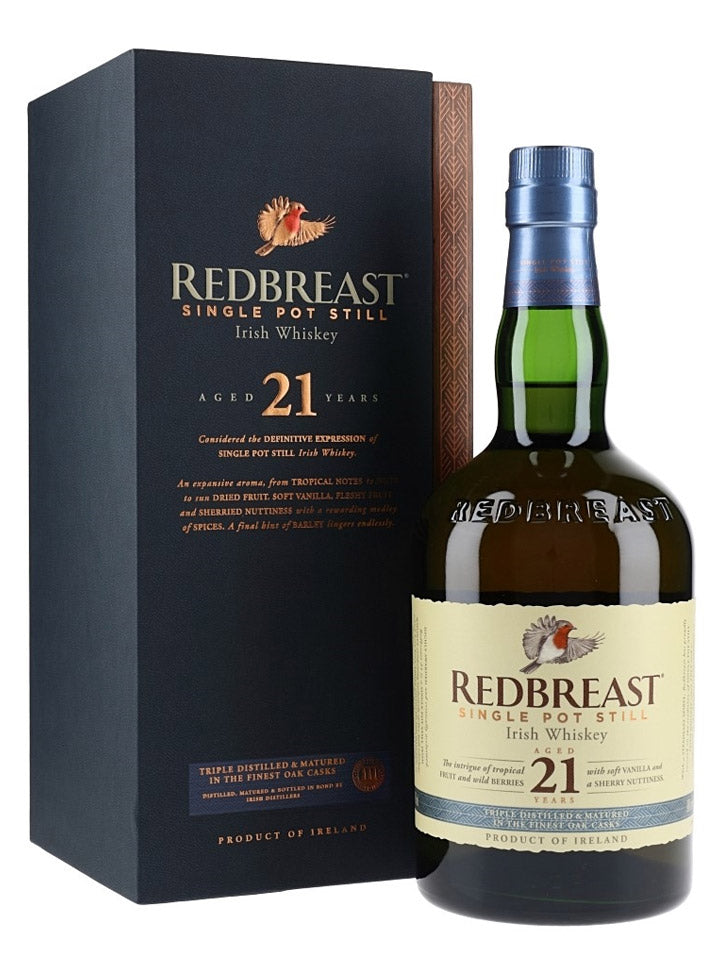 Redbreast 21 Year Old Single Pot Still Irish Whiskey 700mL