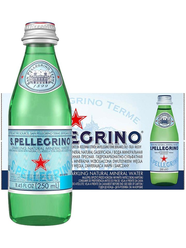 San Pellegrino Sparkling Natural Mineral Water 24 x 250mL Bottles