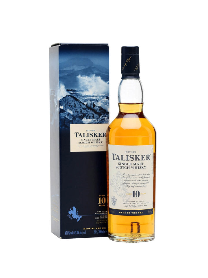 Talisker 10 Year Old Single Malt Scotch Whisky Miniature 200mL