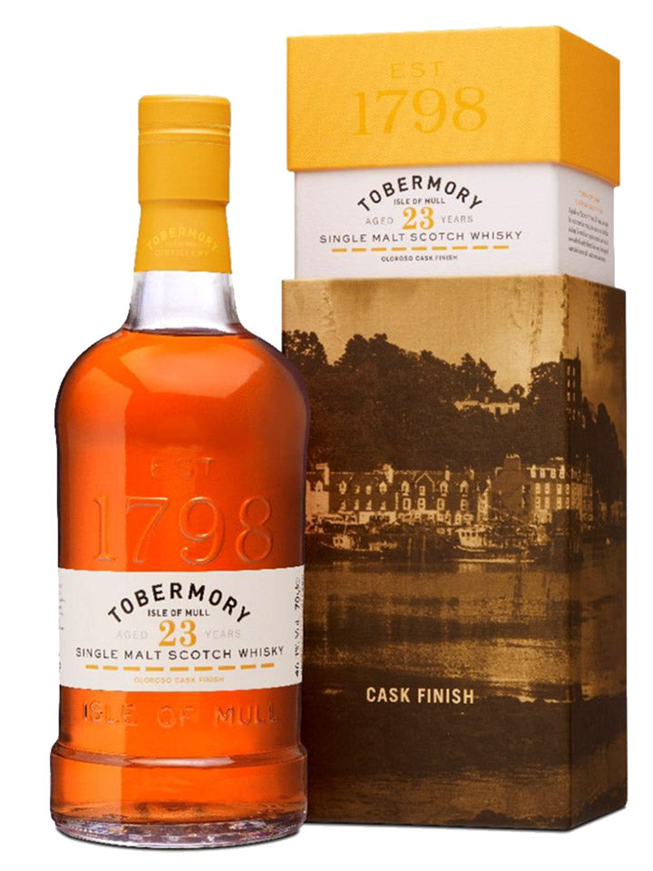 Tobermory 23 Year Old Oloroso Sherry Finish Single Malt Scotch Whisky 700mL