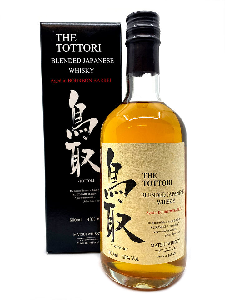 The Tottori Bourbon Barrel With Gift Box Blended Japanese Whisky 500mL