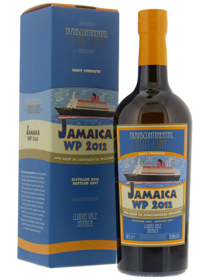 Transcontinental Rum Line 2012 Navy Strength Jamaica Rum 700mL