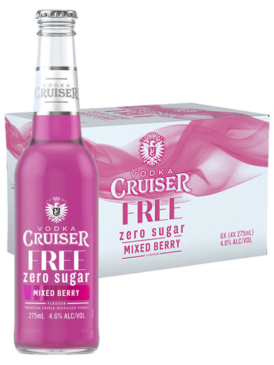 Cruiser Zero Raspberry Vodka Cruisers – The Drink Society