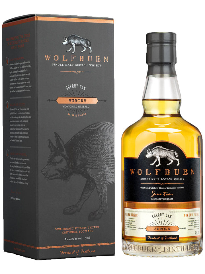 Wolfburn Aurora Sherry Oak Single Malt Scotch Whisky 700mL